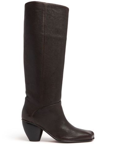 Bottes En Cuir Délavé Gaia 65 Mm - VIVIENNE WESTWOOD - Modalova