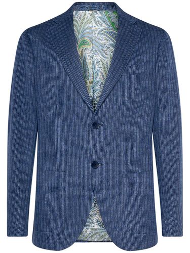 Blazer En Jersey De Lin Et Viscose Roma - ETRO - Modalova