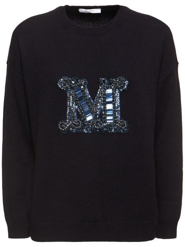 Pull-over En Maille De Laine À Logo Vicolo - MAX MARA - Modalova