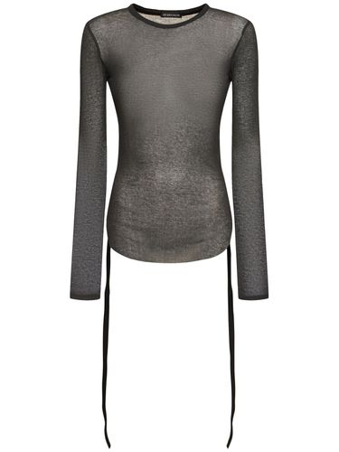 Haut Court En Jersey Froissé Oke - ANN DEMEULEMEESTER - Modalova