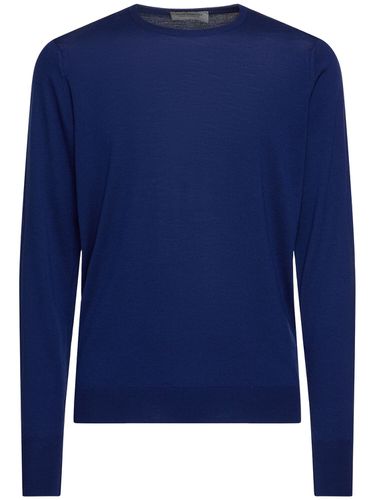 Pull-over À Col Rond En Laine Ultra-fine Marcus - JOHN SMEDLEY - Modalova