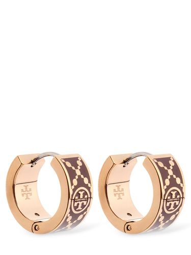 Petites Créoles T Monogram - TORY BURCH - Modalova