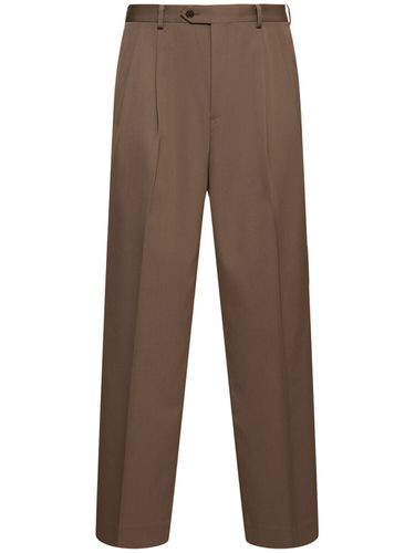 Pantalon À Deux Plis En Gabardine De Laine Légère - AURALEE - Modalova