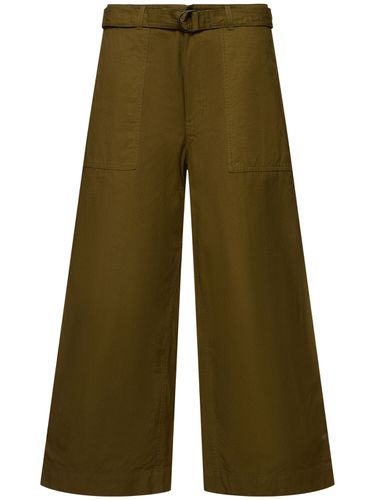 Pantalon En Coton Oxford Teint - COMME DES GARÇONS HOMME - Modalova