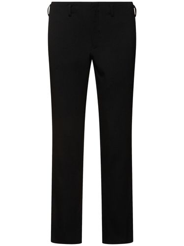 Pantalon En Gabardine De Laine Stretch - COMME DES GARÇONS HOMME PLUS - Modalova