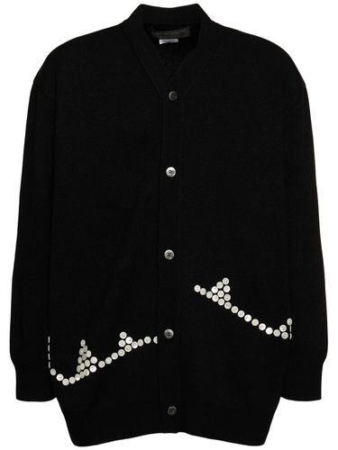 Cardigan Boutonné En Maille De Laine Mélangée - COMME DES GARÇONS HOMME PLUS - Modalova