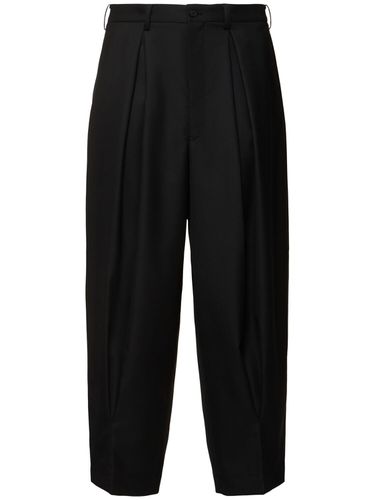 Pantalon Ample En Laine - COMME DES GARÇONS HOMME - Modalova