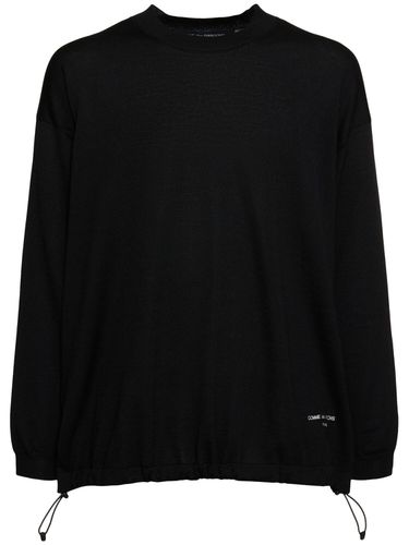 Pull À Col Ras-du-cou À Logo Cdg - COMME DES GARÇONS HOMME - Modalova