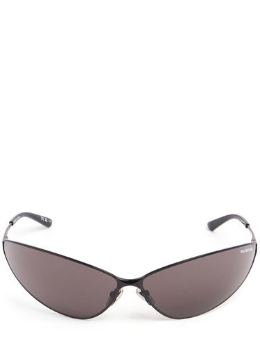 Lunettes De Soleil En Métal 0315s Razor - BALENCIAGA - Modalova