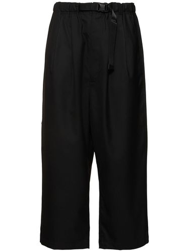 Pantalon En Sergé De Laine - COMME DES GARÇONS HOMME - Modalova