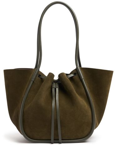 Grand Sac Cabas En Daim Souple Froncé - PROENZA SCHOULER - Modalova