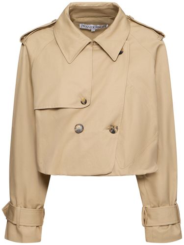 Trench-coat Court En Sergé De Coton - JW ANDERSON - Modalova