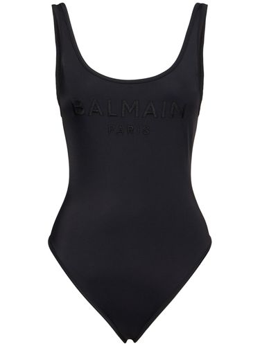 Maillot De Bain Une Pièce En Lycra À Logo - BALMAIN - Modalova