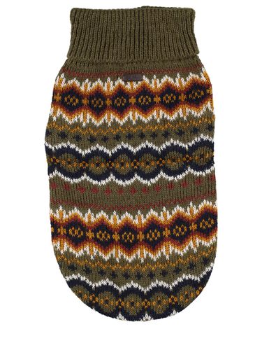 Pull-over Pour Chien En Maille Technique Fair Isle - BARBOUR - Modalova