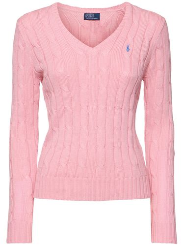 Pull-over Col En V En Maille De Coton Kimberly - POLO RALPH LAUREN - Modalova