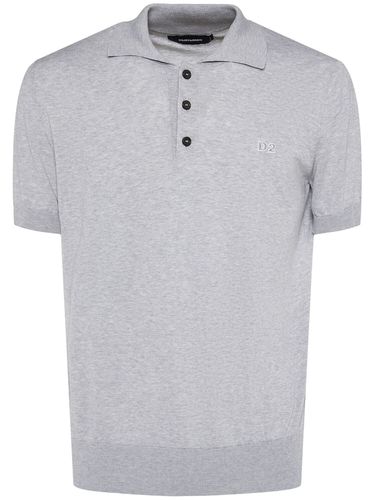 Polo En Maille De Coton - DSQUARED2 - Modalova