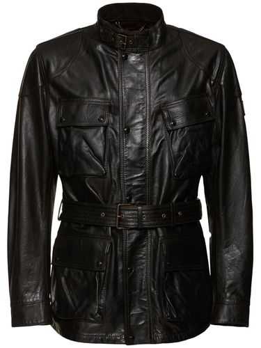 Veste En Cuir Ciré Trailmaster - BELSTAFF - Modalova