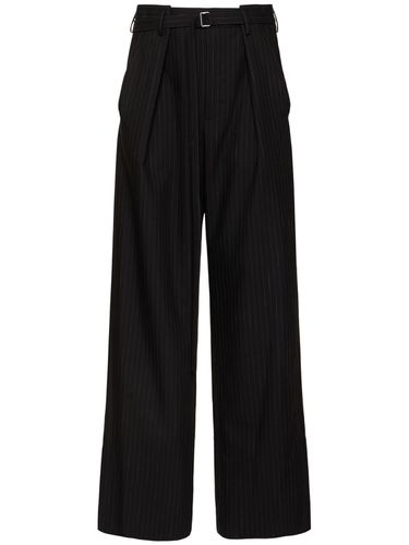 Pantalon À Fines Rayures Finn - ANN DEMEULEMEESTER - Modalova