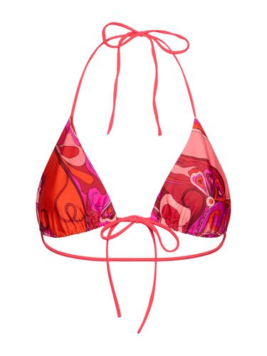 Haut De Bikini Triangle En Lycra Imprimé - PUCCI - Modalova