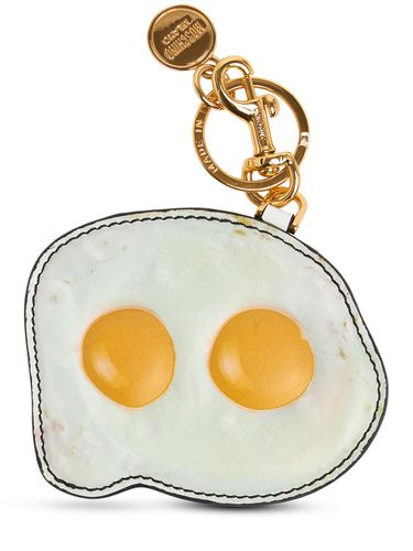 Portefeuille En Cuir Imprimé Egg - MOSCHINO - Modalova