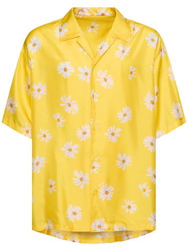 Chemise Manches Courtes À Imprimé Marguerites - MOSCHINO - Modalova