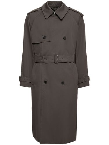 Trench-coat Long En Coton - BURBERRY - Modalova