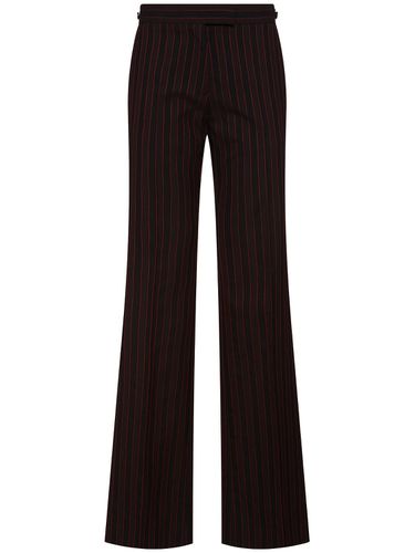 Pantalon En Laine À Fines Rayures - ALEXANDER MCQUEEN - Modalova