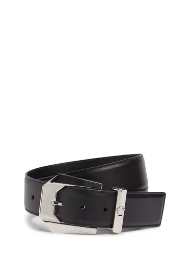 Ceinture En Cuir 30 Mm - VERSACE - Modalova