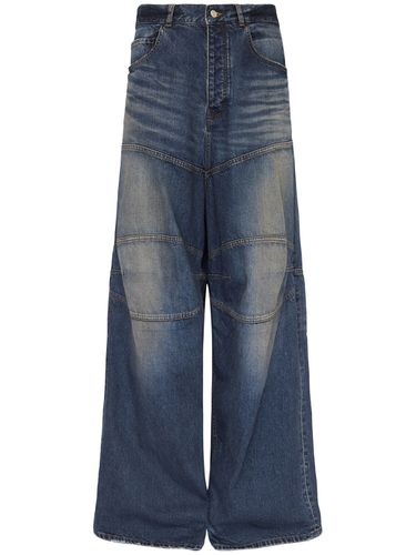 Jean Baggy En Denim De Coton - BALENCIAGA - Modalova