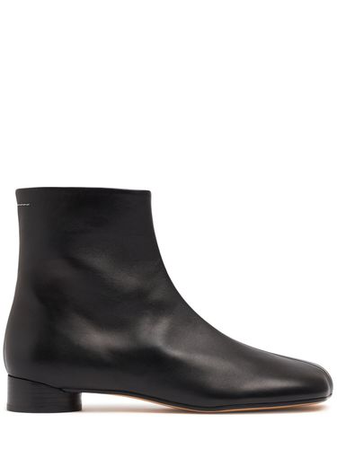 Bottes En Cuir 35 Mm - MM6 MAISON MARGIELA - Modalova