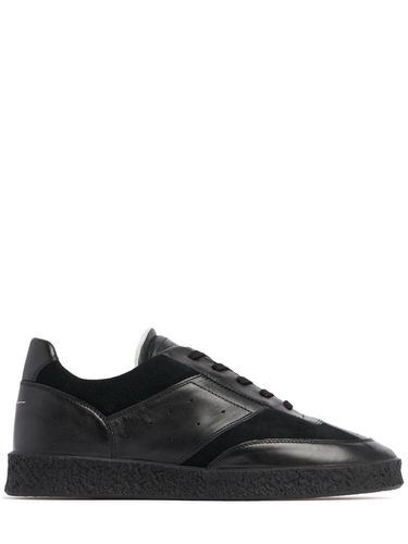 Sneakers Basses En Cuir - MM6 MAISON MARGIELA - Modalova