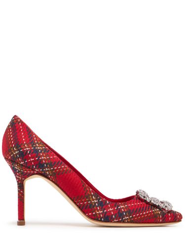 Escarpins En Laine Hangisi 90 Mm - MANOLO BLAHNIK - Modalova