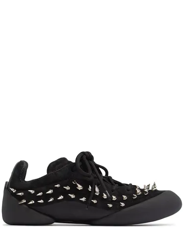 Sneakers En Cuir Clouté Flexion - ALEXANDER MCQUEEN - Modalova