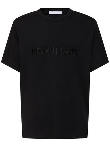 T-shirt En Coton À Logo - HELMUT LANG - Modalova