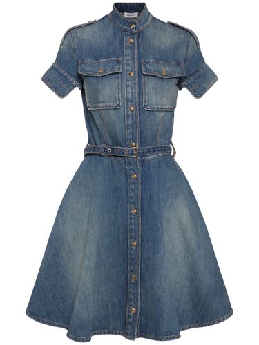 Robe En Denim - ALEXANDER MCQUEEN - Modalova