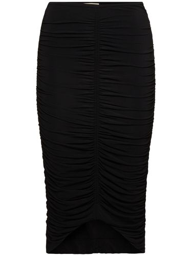 Vicky Ruched Viscose Midi Skirt - ISABEL MARANT - Modalova