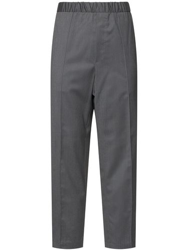 Pantalon Plissé En Laine Mélangée - SEVEN GAUGE - Modalova