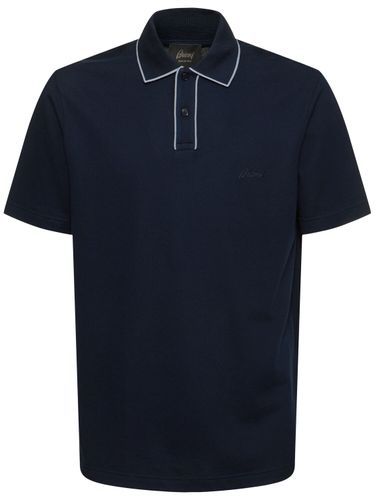 Polo En Piqué De Coton - BRIONI - Modalova