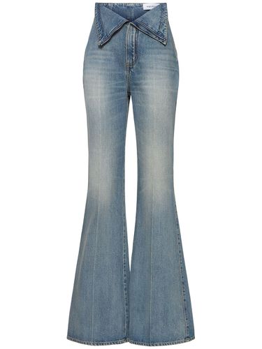 Short Taille Haute En Denim - ALEXANDER MCQUEEN - Modalova