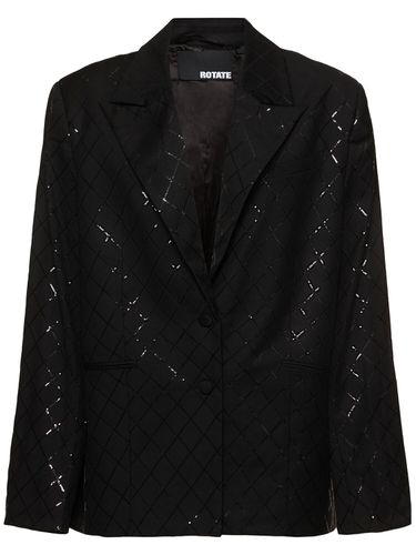 Blazer Oversize En Sequins - ROTATE - Modalova