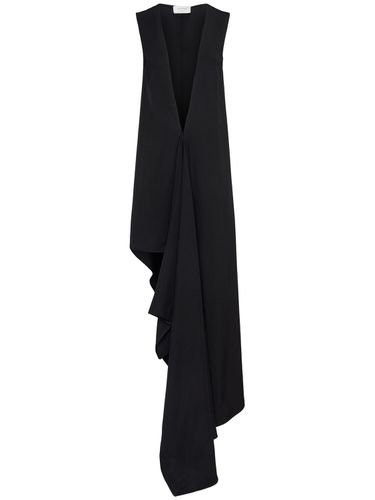 Robe Col En V En Sergé De Viscose Acline1234 - SPORTMAX - Modalova