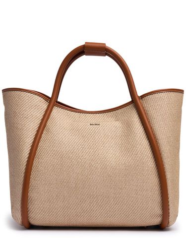 Sac Cabas M Imitation Raphia Summer Marin - MAX MARA - Modalova