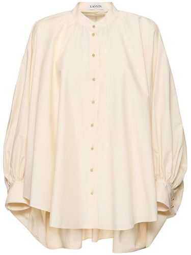 Chemise En Popeline À Manches Bouffantes - LANVIN - Modalova