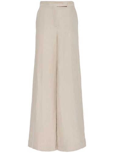 Pantalon Ample En Lin Sequoia - MAX MARA - Modalova