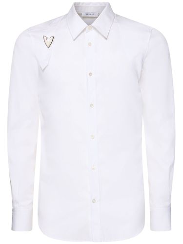 Chemise En Coton Avec Boucle Harness - ALEXANDER MCQUEEN - Modalova