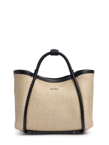 Sac Cabas Xs Imitation Raphia Summer Marin - MAX MARA - Modalova