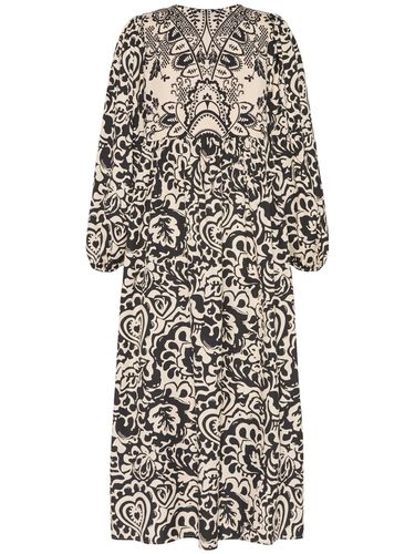 Robe Mi-longue En Popeline Imprimée Anzio - WEEKEND MAX MARA - Modalova