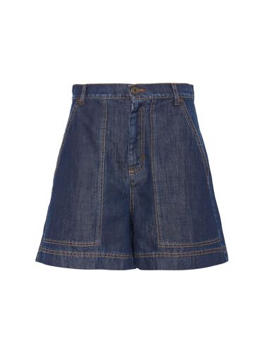 Bermuda En Denim Taille Haute Nabulus - WEEKEND MAX MARA - Modalova