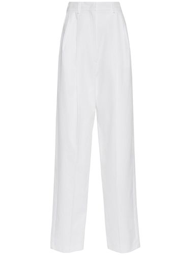 Pantalon Ample En Toile Leone - SPORTMAX - Modalova