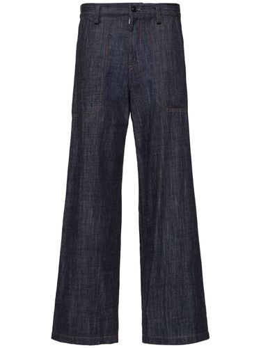 Pantalon Loose En Denim - YOHJI YAMAMOTO - Modalova